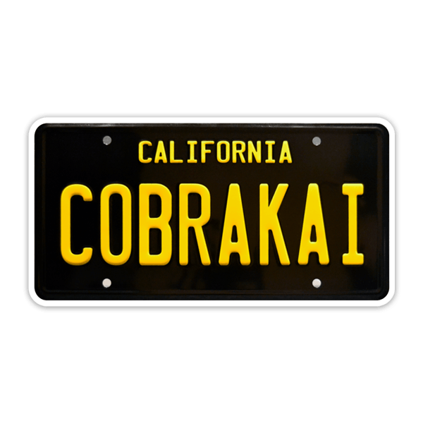 Car & Motorbike Stickers: Cobra Kai Registration