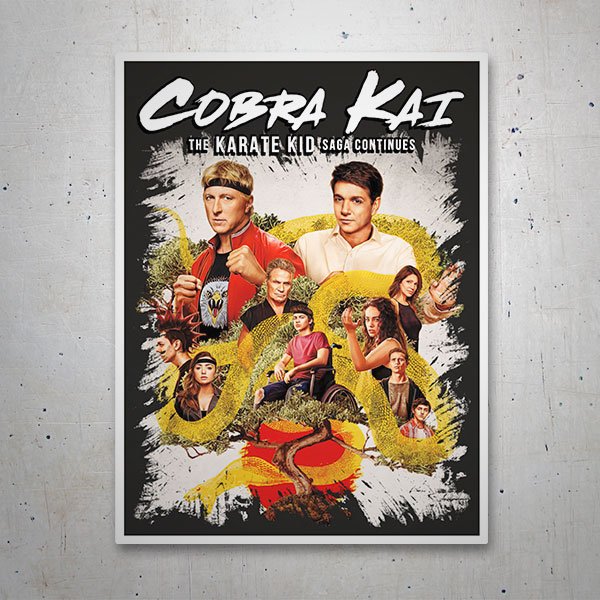 Car & Motorbike Stickers: Cobra Kai The Karate Kid Saga Continues