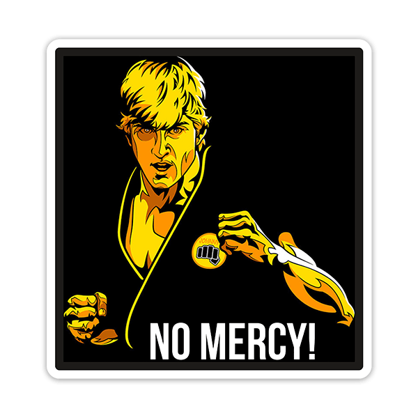 Car & Motorbike Stickers: Cobra Kai, Johnny Lawrence No Mercy!