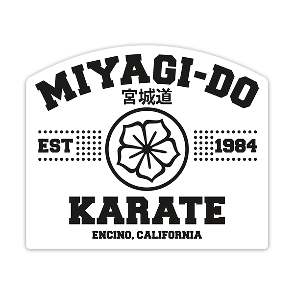 Car & Motorbike Stickers: Cobra Kai Miyagi-Do Karate est 1984