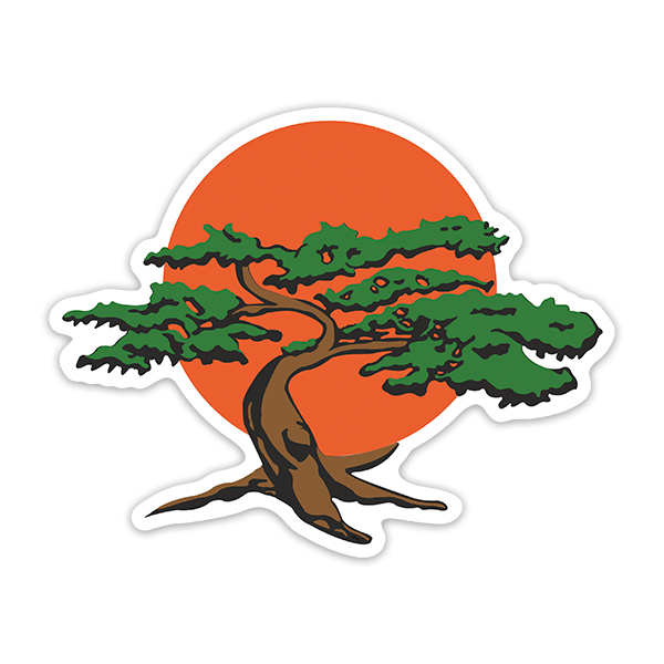 Car & Motorbike Stickers: Cobra Kai Bonsai