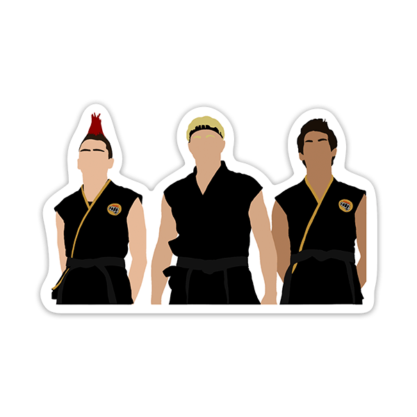 Car & Motorbike Stickers: Cobra Kai Team