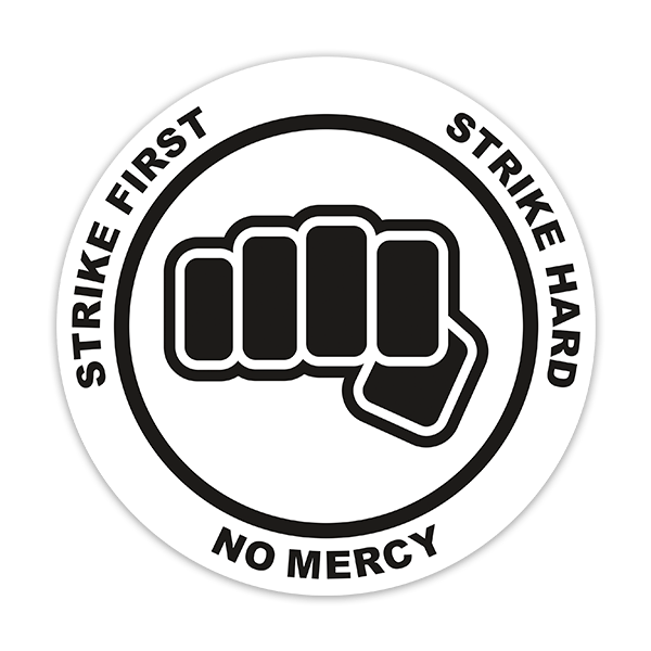Car & Motorbike Stickers: Cobra Kai Strike First