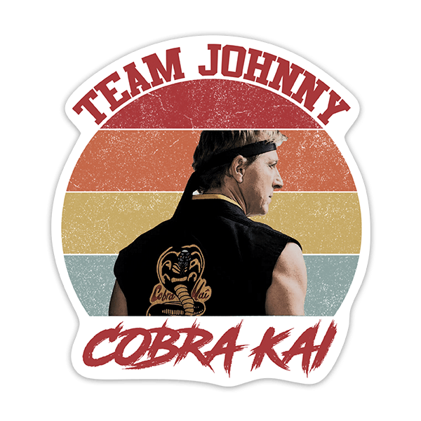 Car & Motorbike Stickers: Cobra Kai Team Johnny II