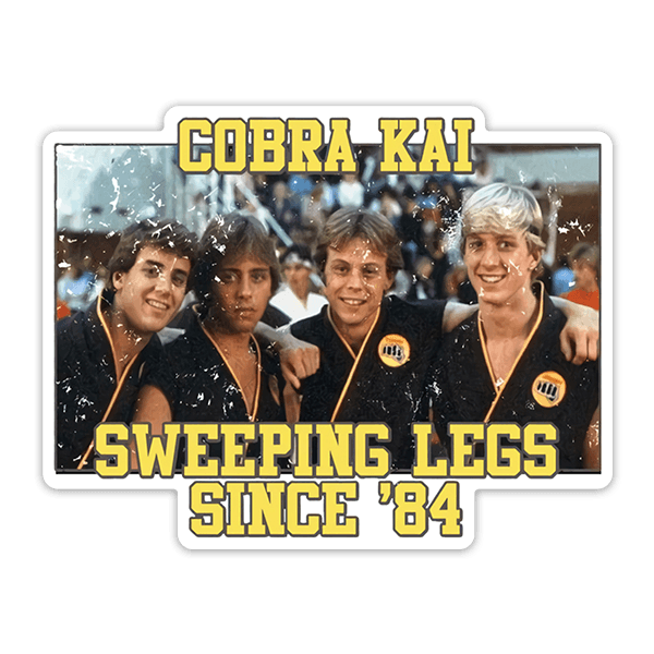 Car & Motorbike Stickers: Cobra Kai Since 84