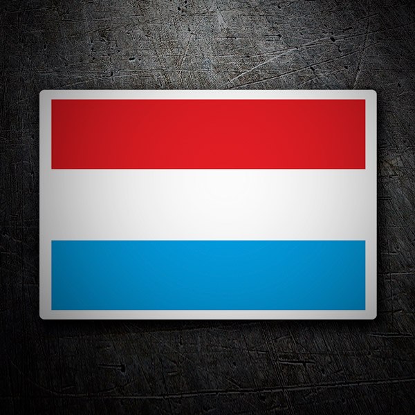 Car & Motorbike Stickers: Luxembourg