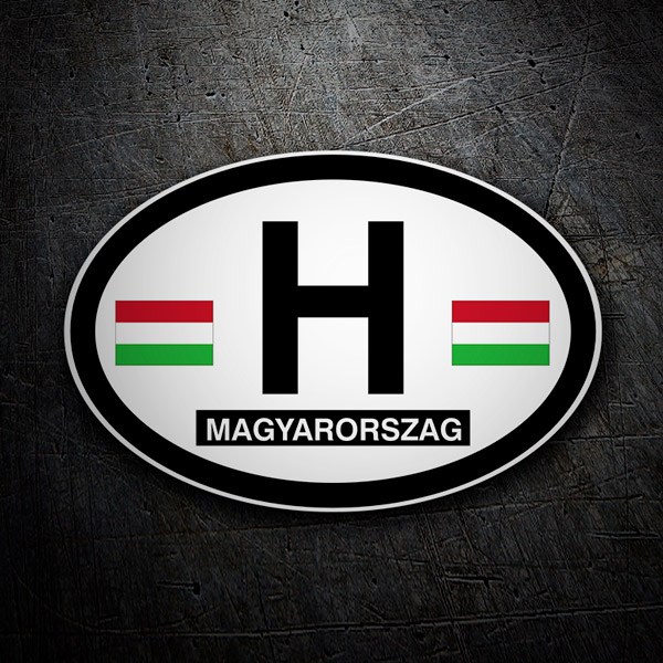 Car & Motorbike Stickers: Magyarorszag