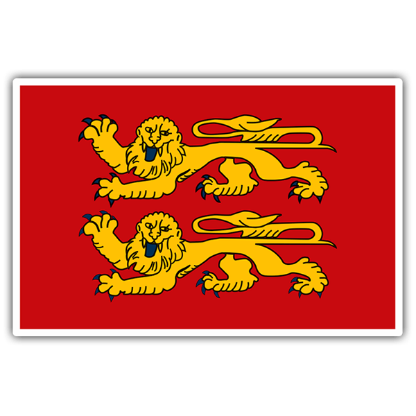 Car & Motorbike Stickers: Flag Normandy