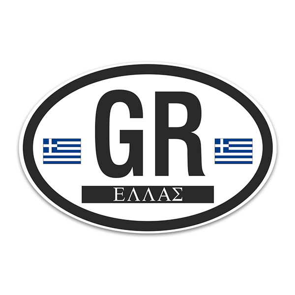 Car & Motorbike Stickers: Grece