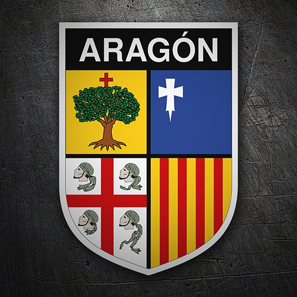 Car & Motorbike Stickers: Badge Aragon