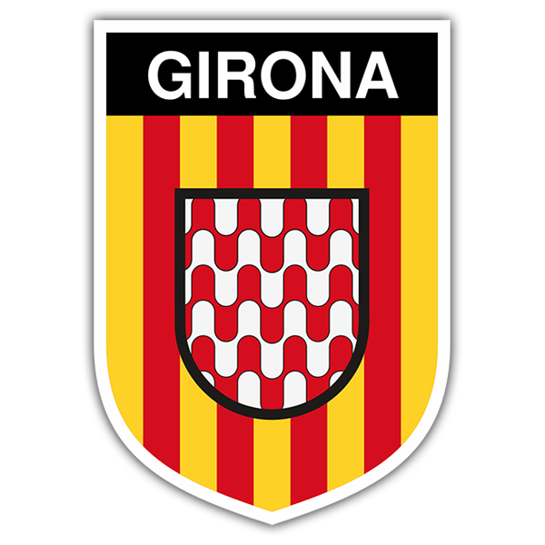 Car & Motorbike Stickers: Badge Girona