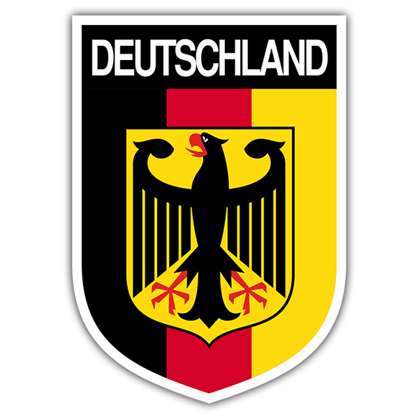 Car & Motorbike Stickers: Badge Germany