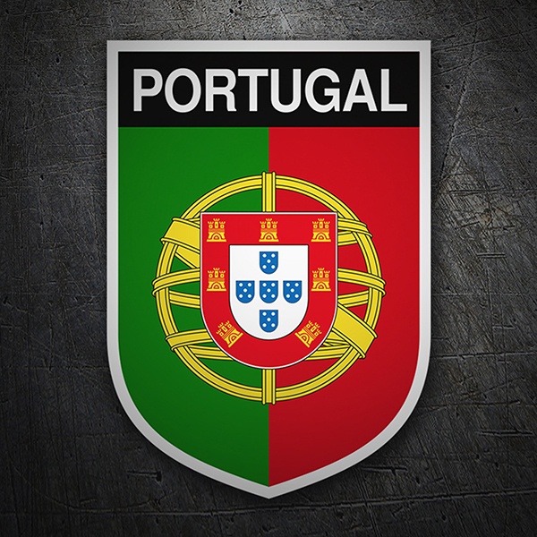 Car & Motorbike Stickers: Badge Portugal