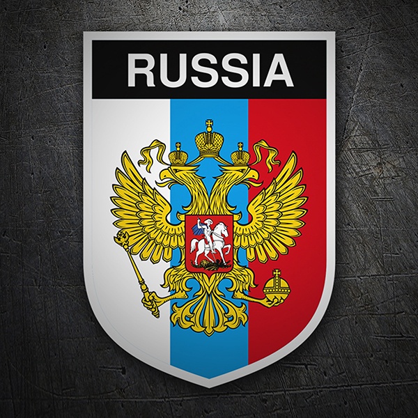 Car & Motorbike Stickers: Badge Russia