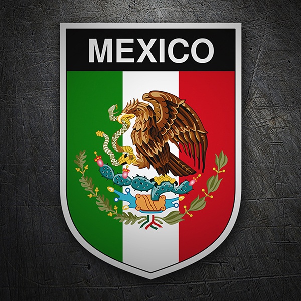 Car & Motorbike Stickers: Badge Mexico