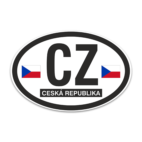 Car & Motorbike Stickers: Ceská Republica