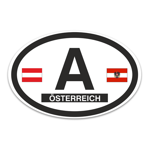 Car & Motorbike Stickers: Österreich