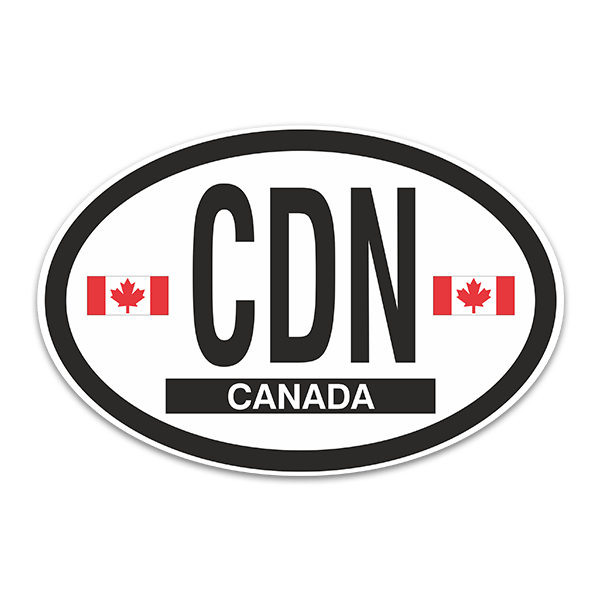 Car & Motorbike Stickers: Canada
