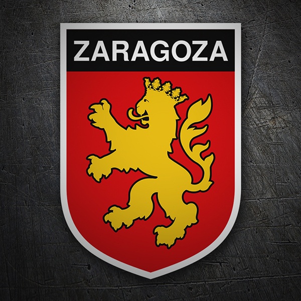 Car & Motorbike Stickers: Badge Saragossa