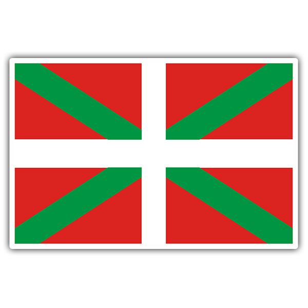 Car & Motorbike Stickers: Flag Euskadi