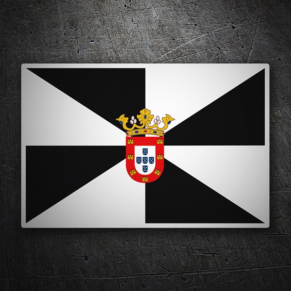 Car & Motorbike Stickers: Flag Ceuta