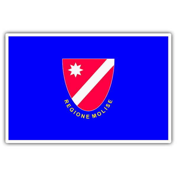 Car & Motorbike Stickers: Flag Molise