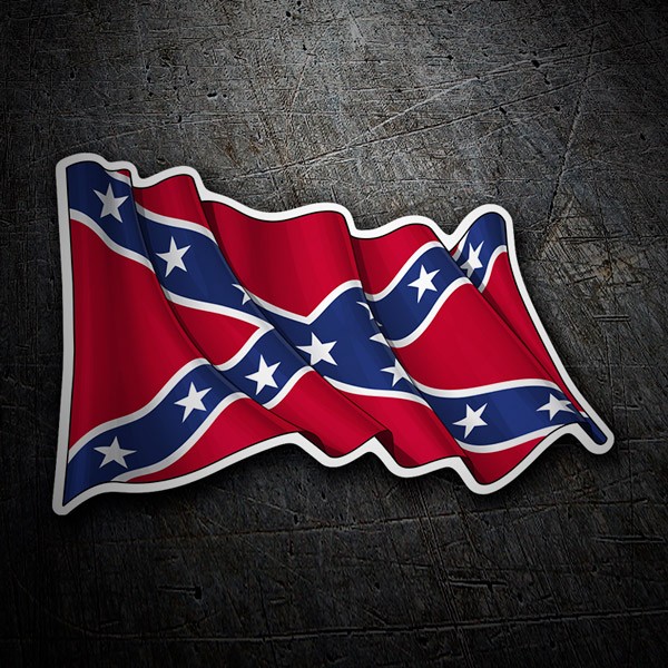 Car & Motorbike Stickers: Rebel Southist Flag
