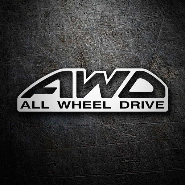 Car & Motorbike Stickers: All wheel drive