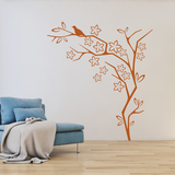 Wall Stickers: Floral Columbidae 4