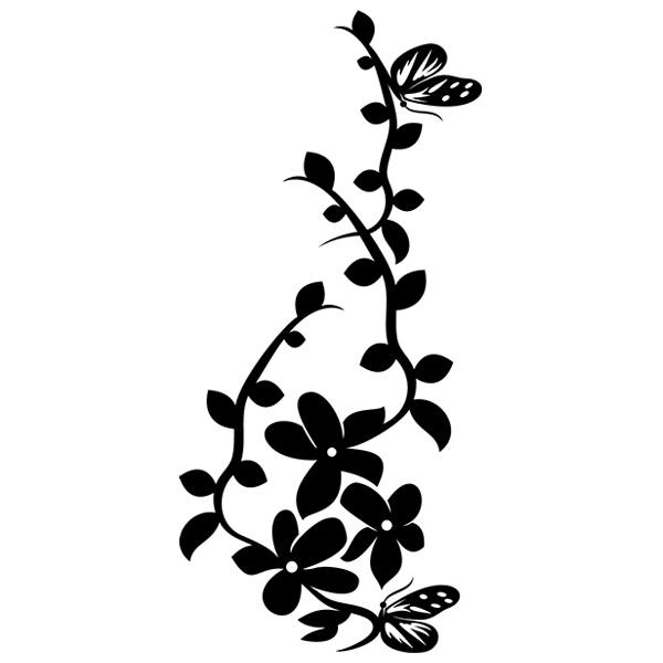 Wall Stickers: Floral climbing jasmine