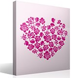 Wall Stickers: Heart of roses 3