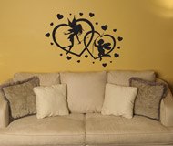 Wall Stickers: Hearts Fairy and Cupid 3