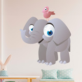 Stickers for Kids: Smiling Elephant 3