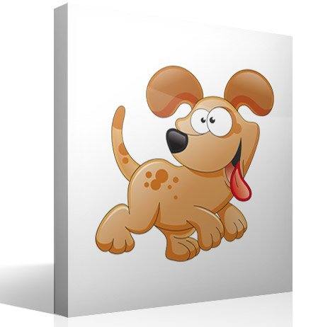 Stickers for Kids: Playful dog puppy