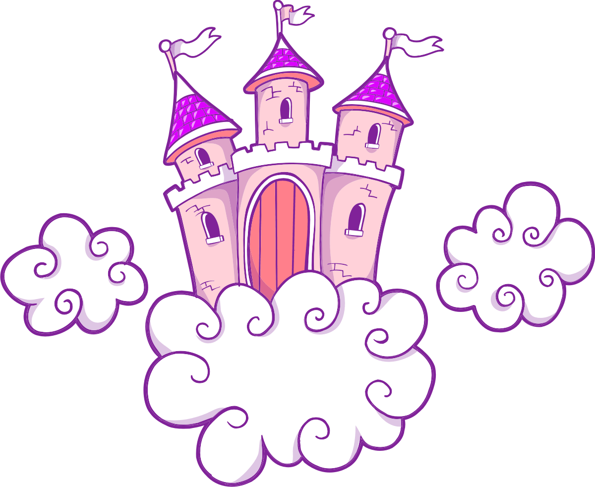 Stickers for Kids: Castle in the clouds