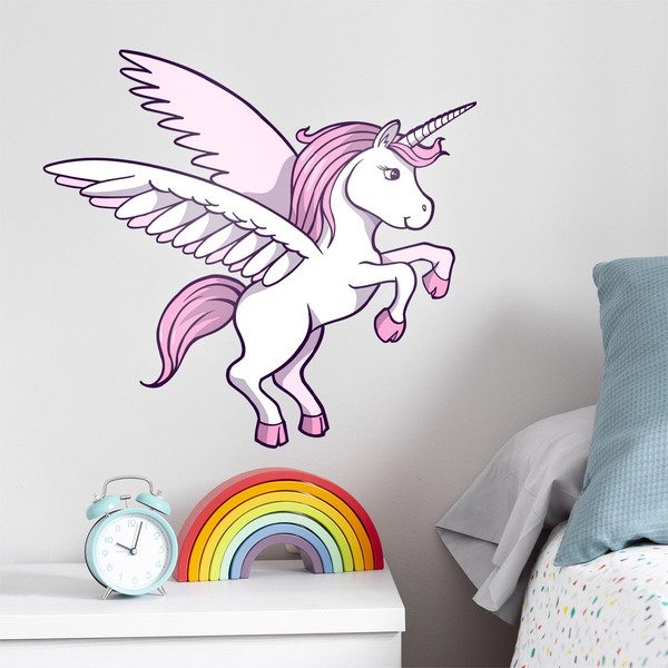 Wall Stickers: Unicorn on two legs