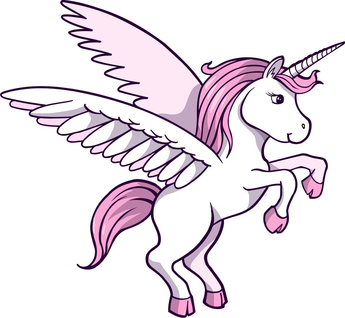 Wall Stickers: Unicorn on two legs