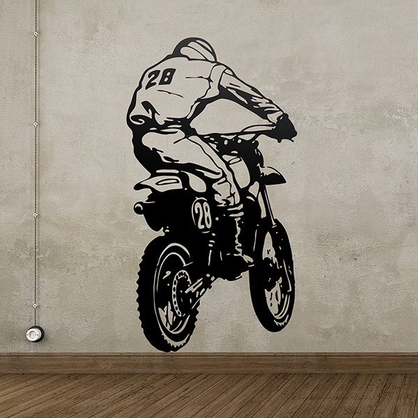 Wall Stickers: Motorcycle jump