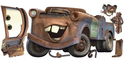 Stickers for Kids: Tow Mater, Cars 4