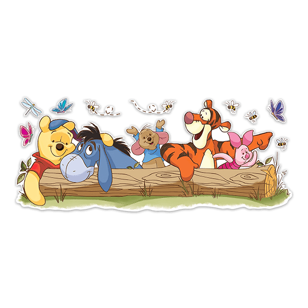 Stickers for Kids: Winnie the Pooh and her friends