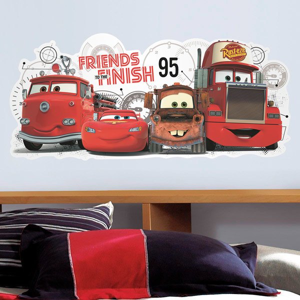 Stickers for Kids: Disney Cars, Friends to The Finish