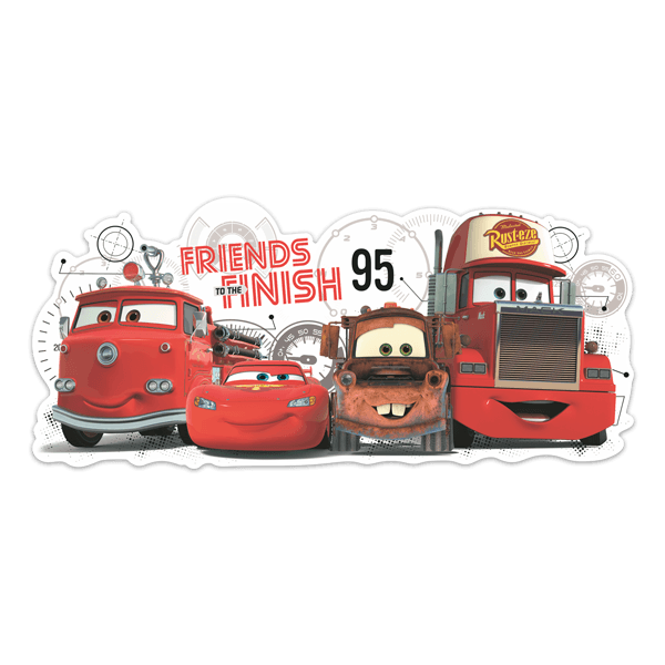 Stickers for Kids: Disney Cars, Friends to The Finish