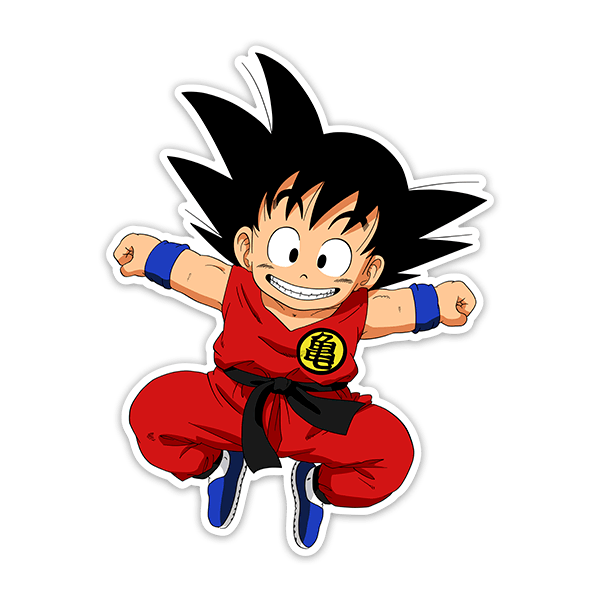 Car & Motorbike Stickers: Dragon Ball Happy Goku