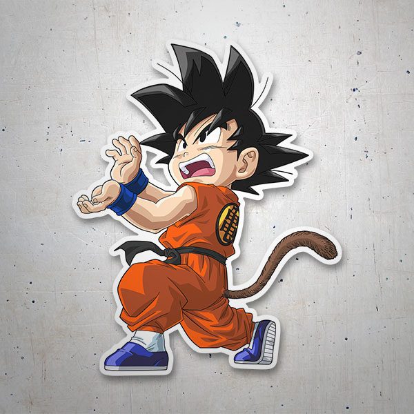 Stickers for Kids: Dragon Ball Goku Vital Wave
