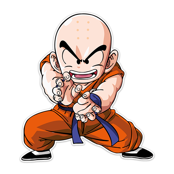 Stickers for Kids: Dragon Ball Krilin Kame Hame Ha