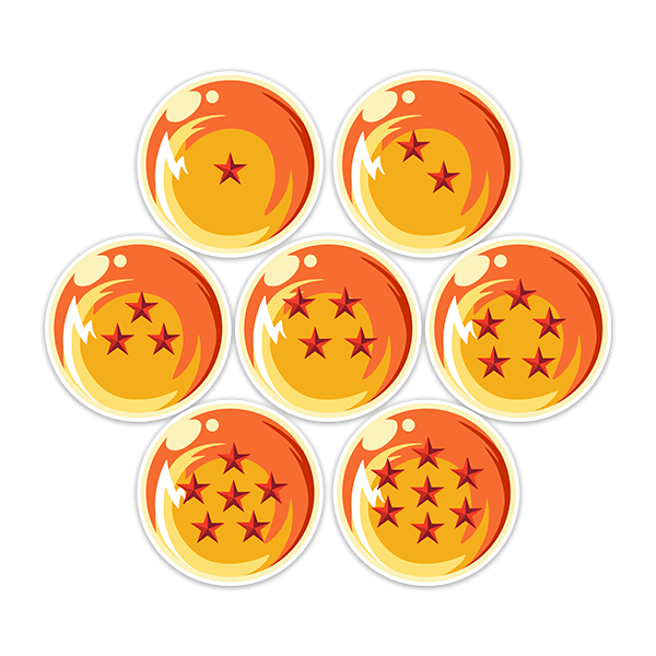 Stickers for Kids: Dragon Ball Dragon Spheres