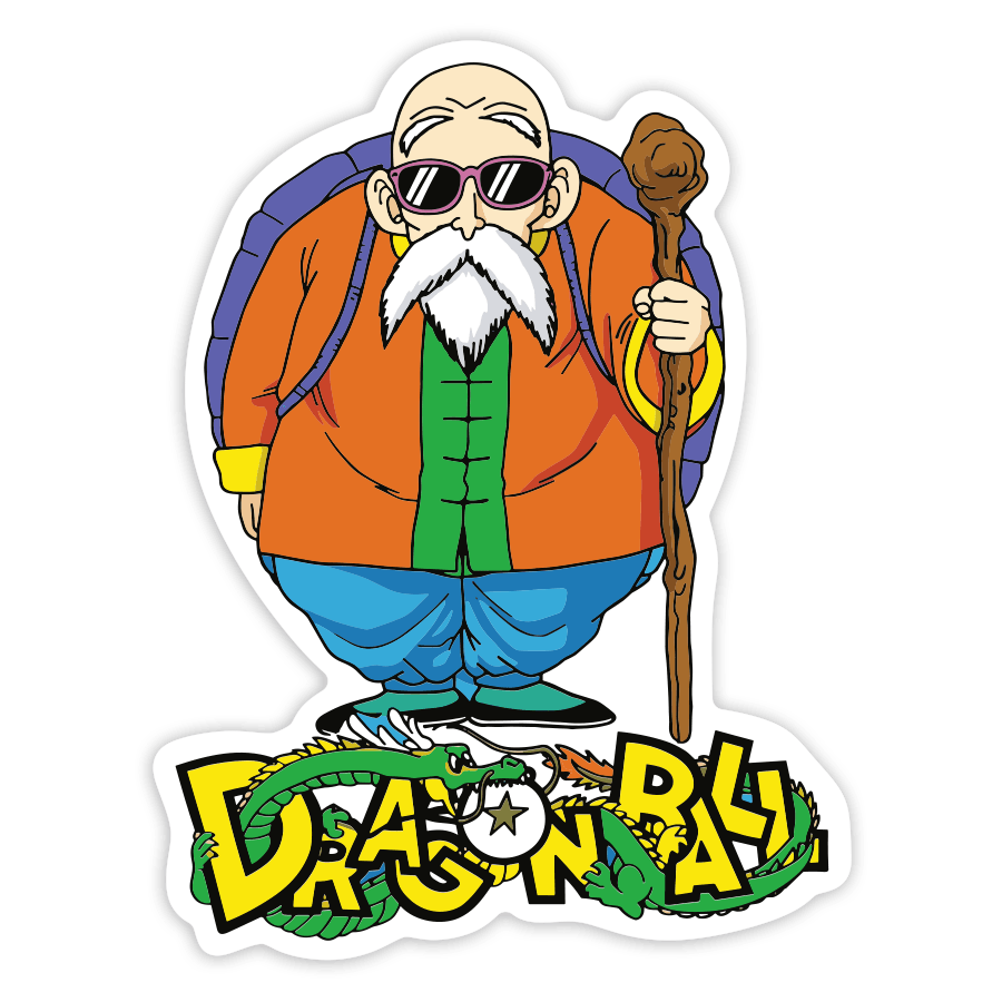 Car & Motorbike Stickers: Master Roshi