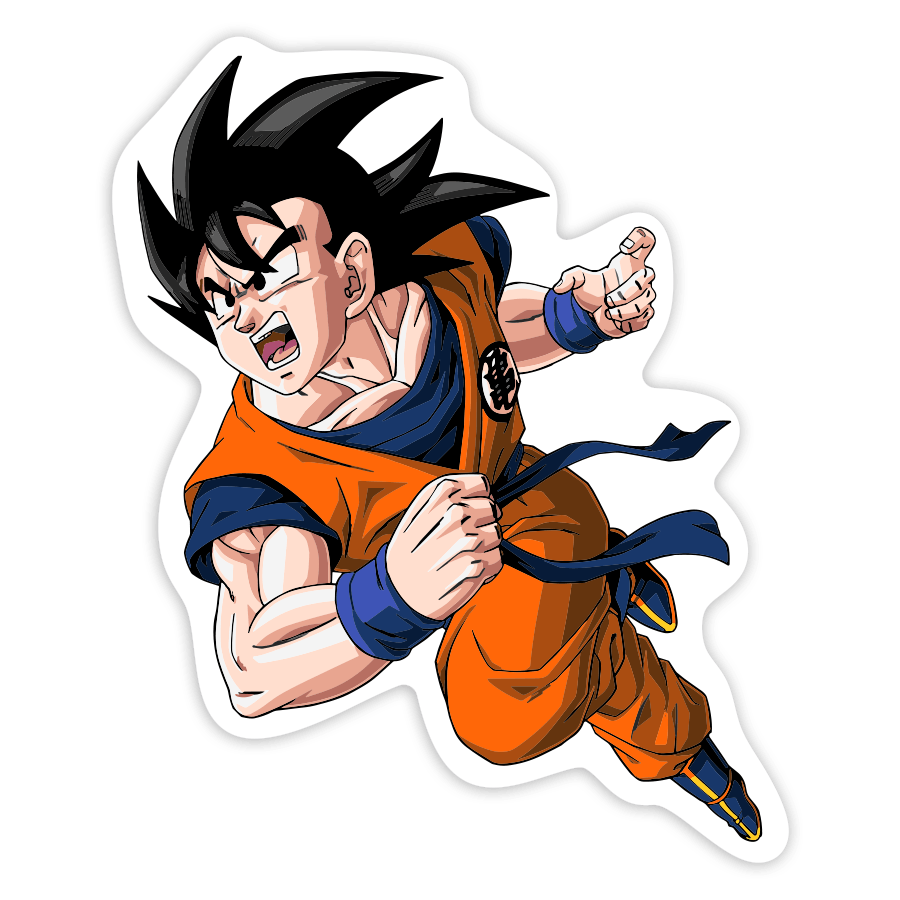 Car & Motorbike Stickers: Goku in Flight