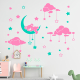 Stickers for Kids: Sleeping bear and starry sky 3