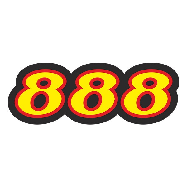 Car & Motorbike Stickers: Ducati 888